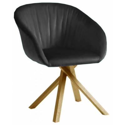 Runa Anni Dining Chair With Arms Leather